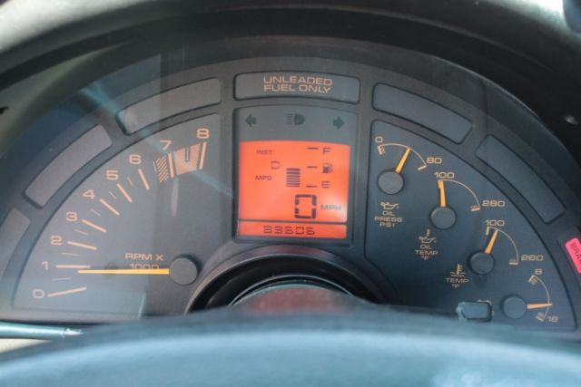 1991 Red Chevrolet Corvette Coupe