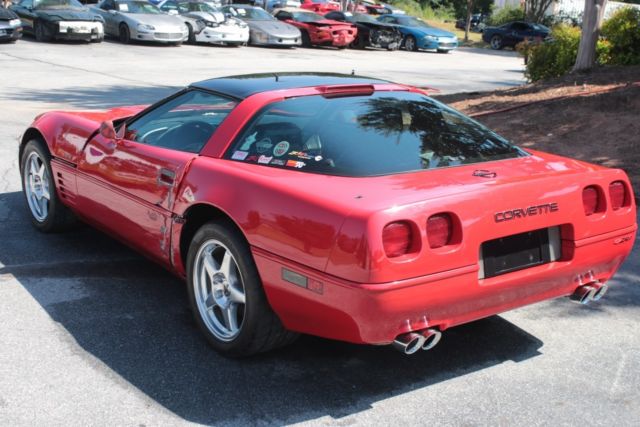 1991 Red Chevrolet Corvette Coupe