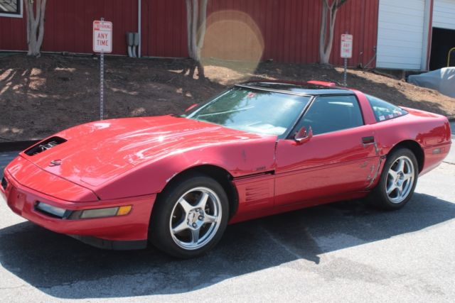 1991 Red Chevrolet Corvette Coupe