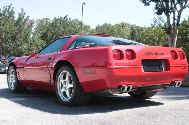 1991 Red Chevrolet Corvette Hatchback