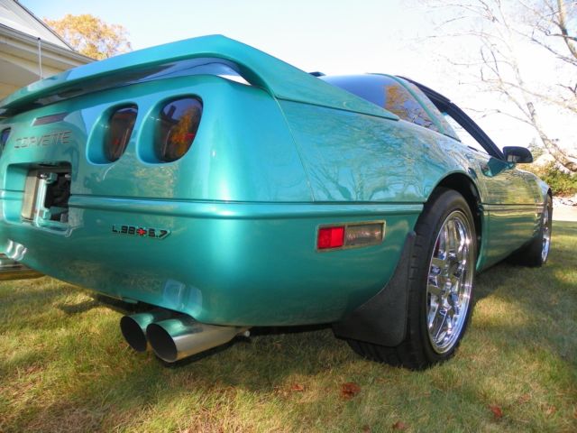 1991 Green Chevrolet Corvette Coupe