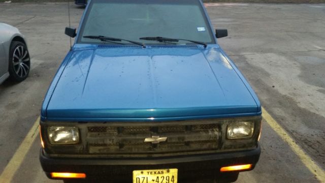 1991 Blue Chevrolet S-10 Standard Cab Pickup