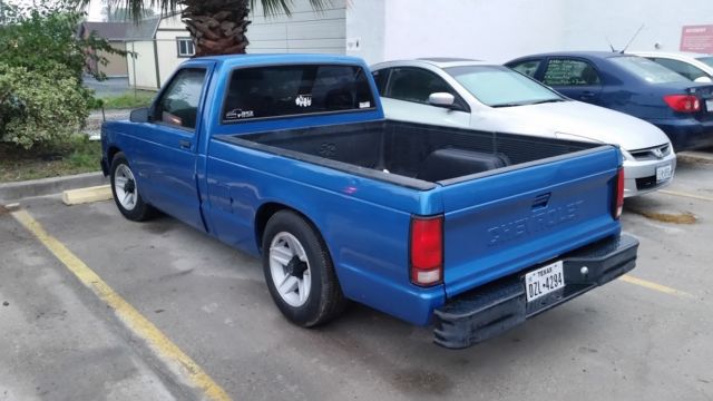 1991 Blue Chevrolet S-10 Standard Cab Pickup