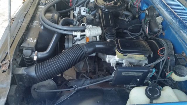 1991 Blue Chevrolet S-10 Standard Cab Pickup