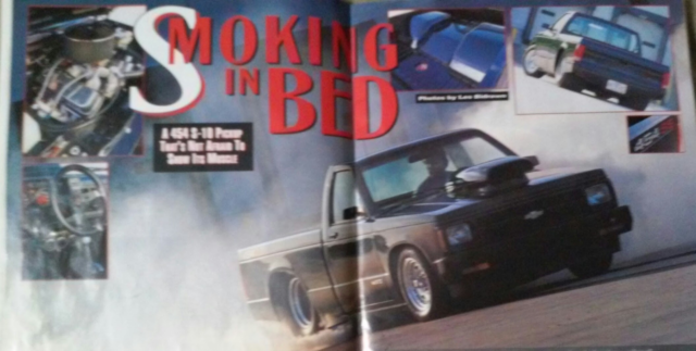 1991 Black Chevrolet S-10 Pick-up