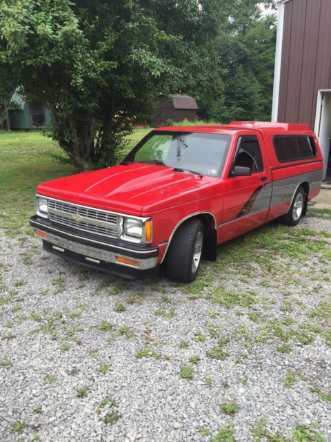 1991 Black Chevrolet S-10 Pick-up