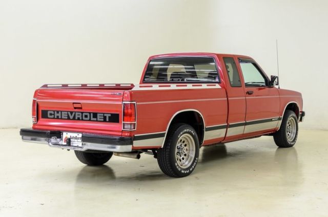 1991 Red Chevrolet S-10 Pickup Truck