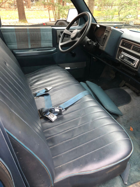 1991 Blue Chevrolet S-10 Truck