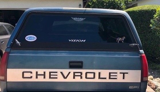 1991 Blue Chevrolet Silverado 1500 Extended Cab Pickup