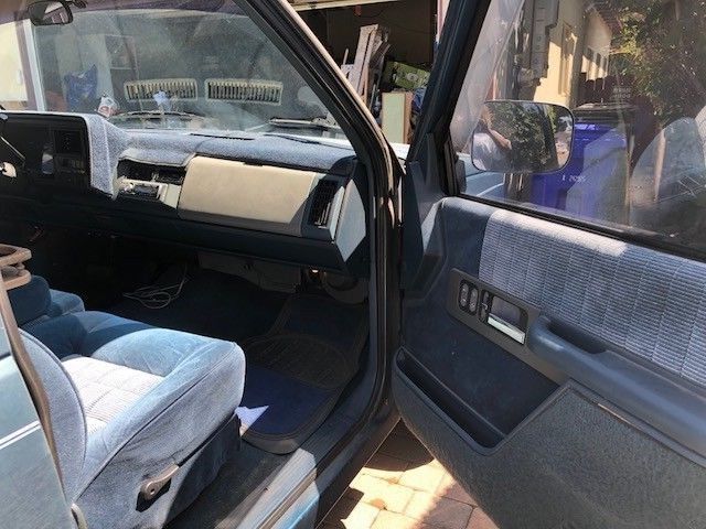 1991 Blue Chevrolet Silverado 1500 Extended Cab Pickup