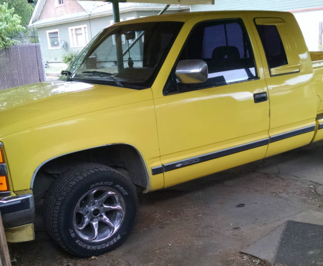 1991 Yellow Chevrolet C/K Pickup 1500