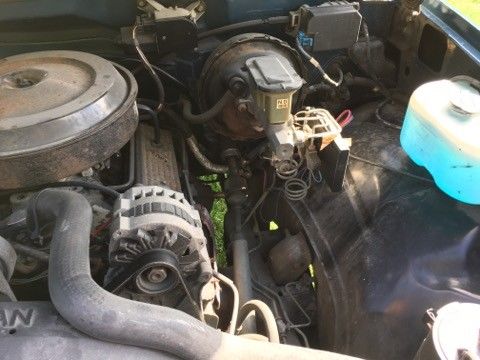 1991 Blue Chevrolet Silverado 1500 Standard Cab Pickup