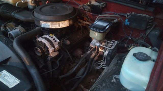 1991 Burgundy Chevrolet C/K Pickup 3500 Extended Cab Pickup