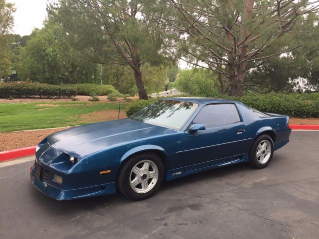 1991 Blue Chevrolet Camaro Coupe