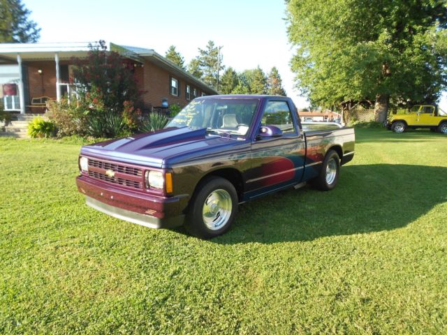 1991 Purple Chevrolet Other Pickups Crew Cab Pickup