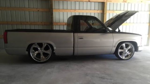 1991 Black & Silver Chevrolet C/K Pickup 1500 Standard Cab Pickup