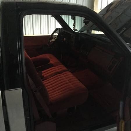 1991 Black & Silver Chevrolet C/K Pickup 1500 Standard Cab Pickup