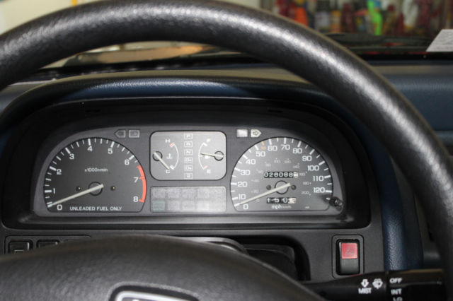 1991 Blue Honda Civic Coupe