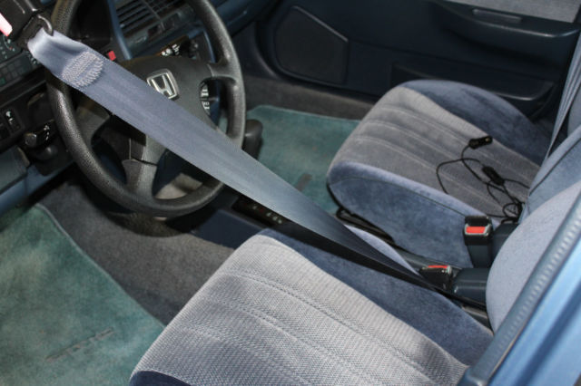 1991 Blue Honda Civic Coupe