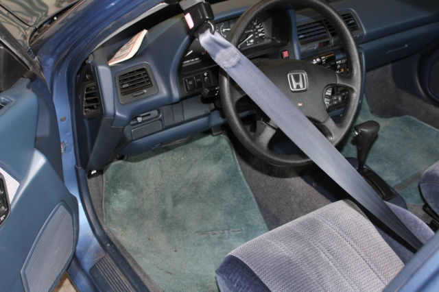 1991 Blue Honda Civic Coupe