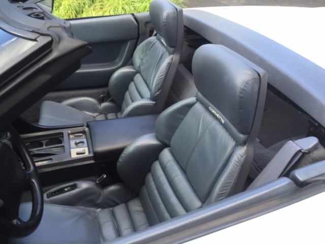 1991 Blue Chevrolet Corvette Convertible