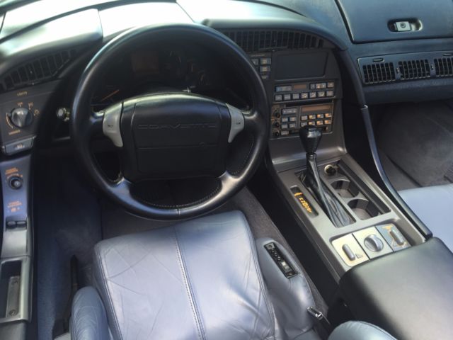 1991 Blue Chevrolet Corvette Convertible