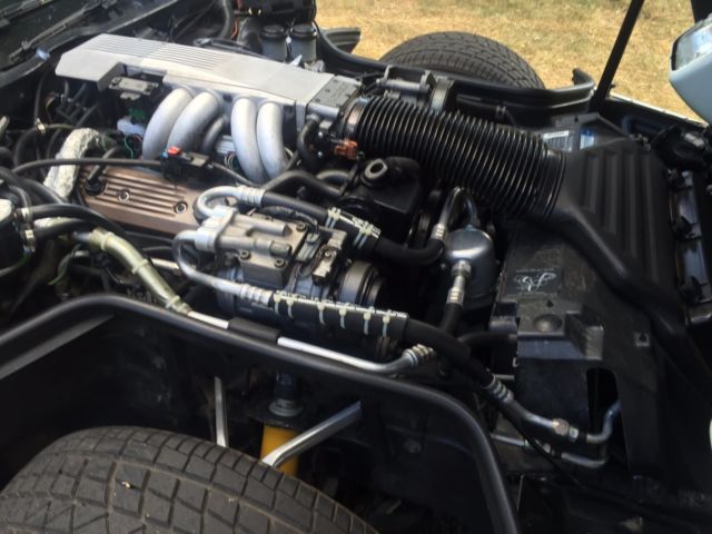 1991 Blue Chevrolet Corvette Convertible