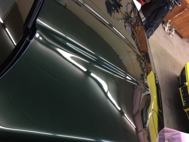 1991 polo green metallic Chevrolet Corvette Convertible