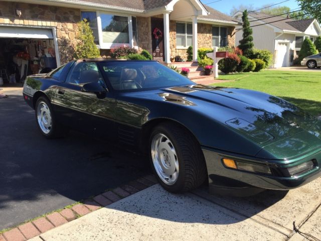 1991 Green Chevrolet Corvette