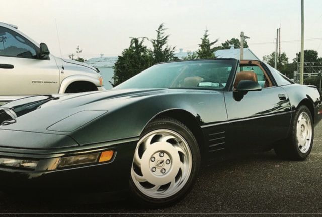 1991 Green Chevrolet Corvette