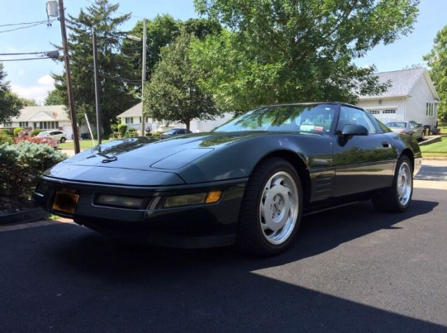 1991 Green Chevrolet Corvette