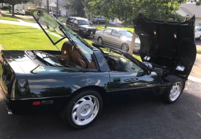 1991 Green Chevrolet Corvette