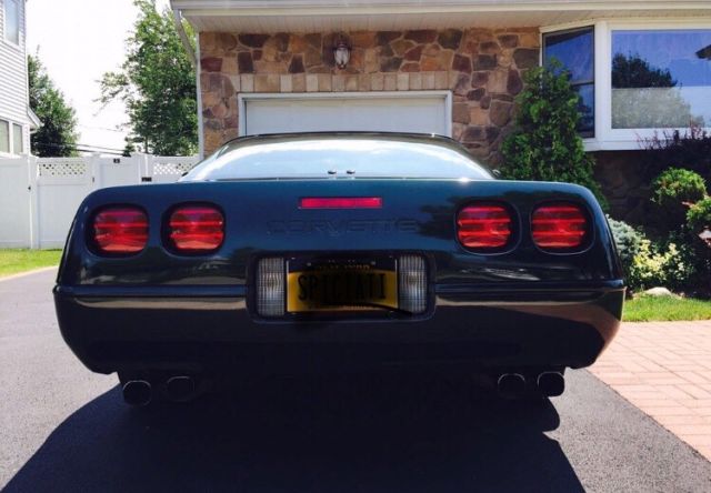 1991 Green Chevrolet Corvette