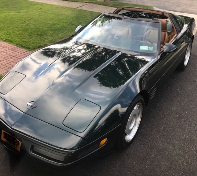 1991 Green Chevrolet Corvette