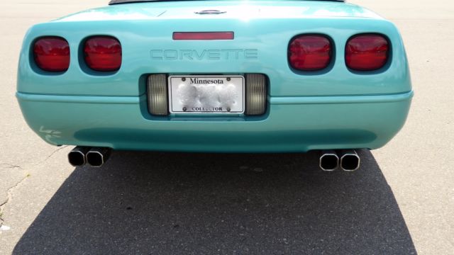 1991 Turquoise Metallic Chevrolet Corvette Convertible