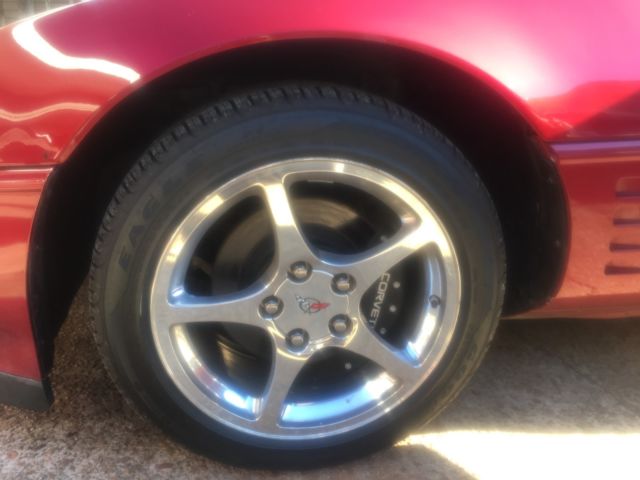 1991 Burgundy Chevrolet Corvette Convertible