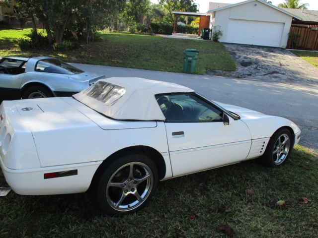 1991 White Chevrolet Corvette