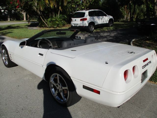 1991 White Chevrolet Corvette