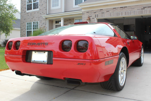 1991 Red Chevrolet Corvette Hatchback