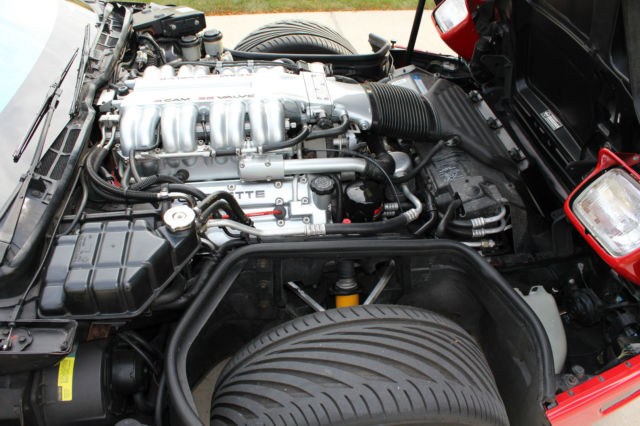 1991 Red Chevrolet Corvette Hatchback