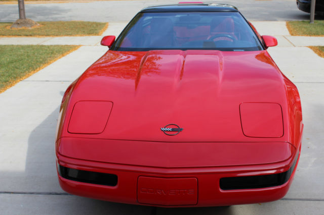 1991 Red Chevrolet Corvette Hatchback