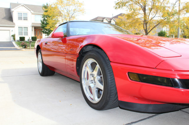 1991 Red Chevrolet Corvette Hatchback