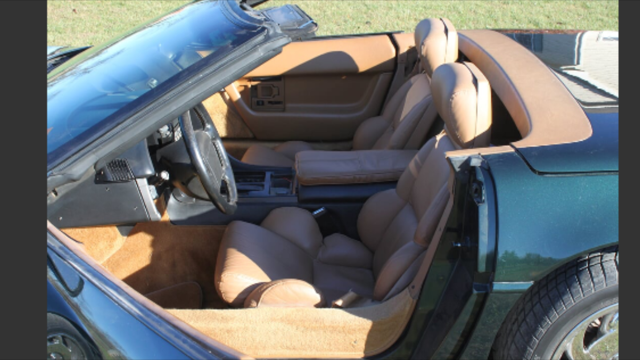 1991 Green Chevrolet Corvette Convertible