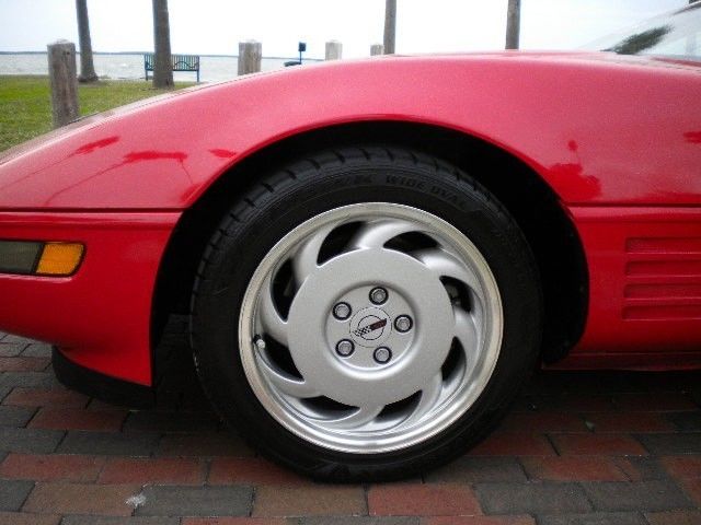 1991 Red Chevrolet Corvette