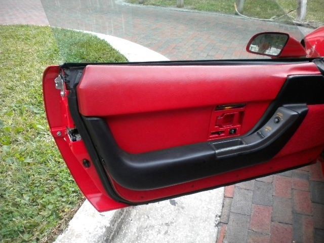 1991 Red Chevrolet Corvette