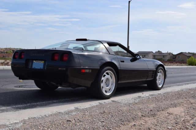 1991 Black Chevrolet Corvette Coupe