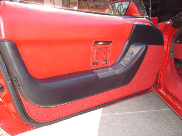 1991 Red Chevrolet Corvette Hatchback