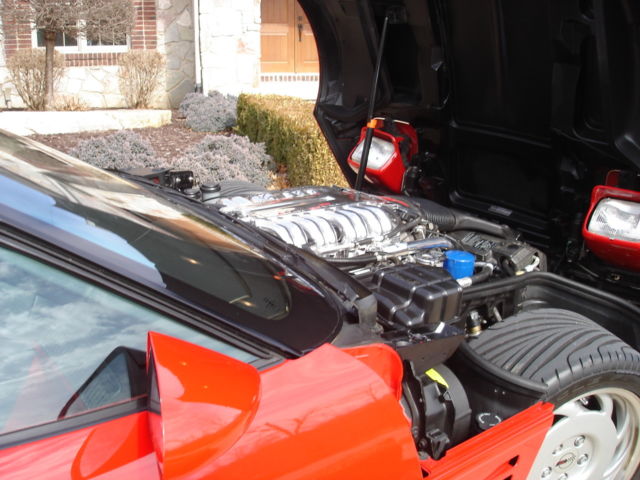 1991 Red Chevrolet Corvette Hatchback