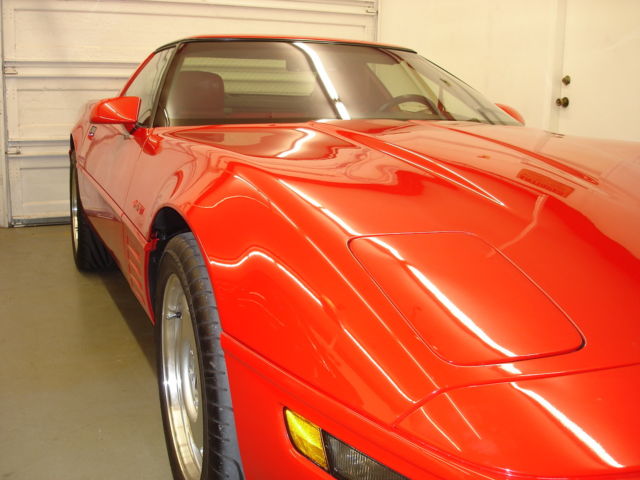 1991 Red Chevrolet Corvette Hatchback