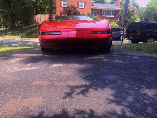 1991 White Chevrolet Corvette